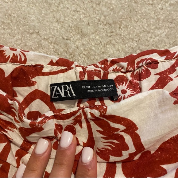 ZARA NWT FLORAL PRINT SKIRT - Picture 10 of 16